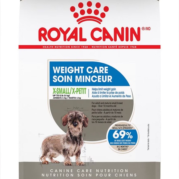 ROYAL CANIN Canine Care Nutrition X-Small Weight Care Small Breed Dry Dog Food - Picture 1 of 11